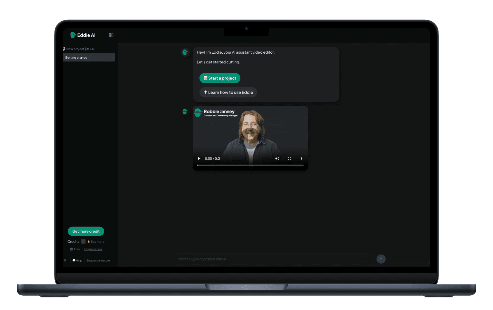 Eddie AI desktop app